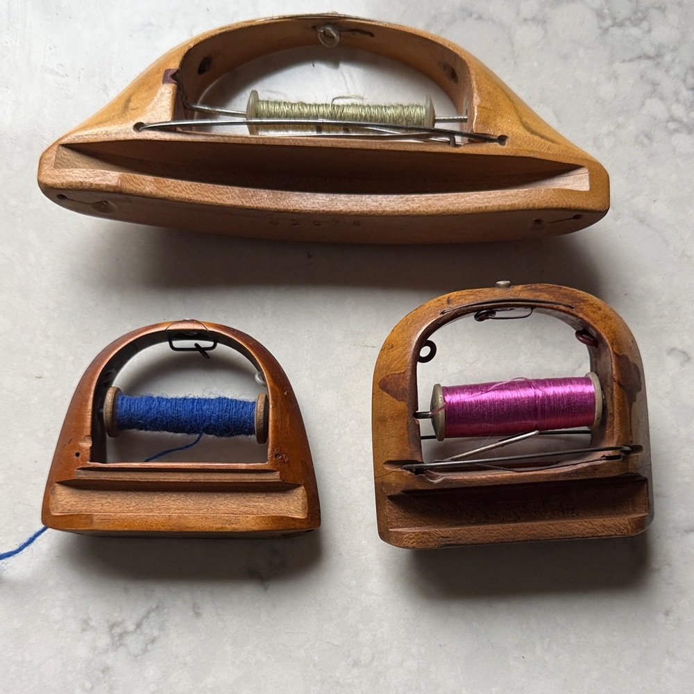 Vintage weaving tools.